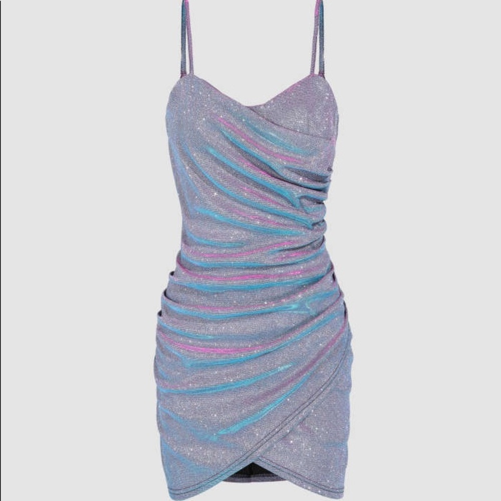 Sweetheart Neckline Glitter Bodycon Dress